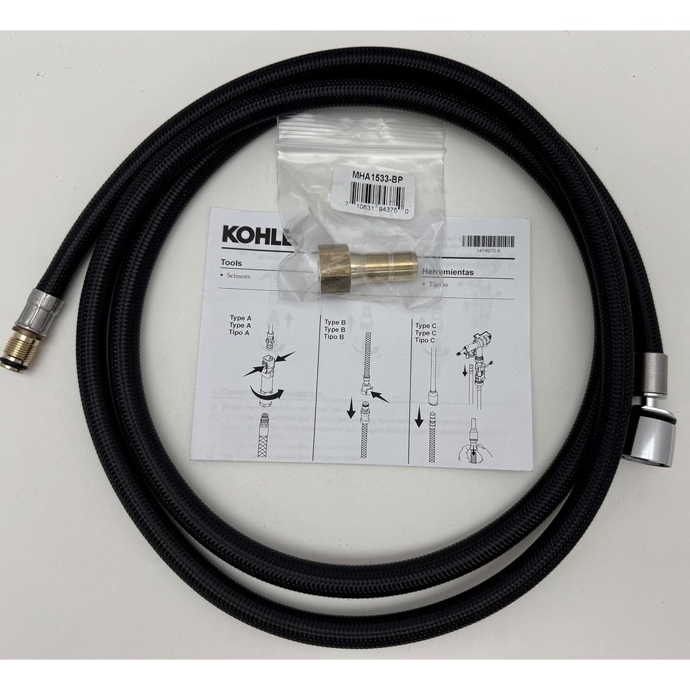 Kohler 1548488 SharkBite Kitchen Spray Hose Kit for Pull-Down Faucets NEW